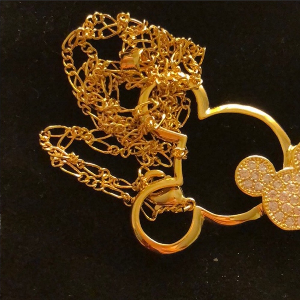 🔲18k Gold Filled Minnie Mouse chain necklace 🔲 - Picture 3 of 4